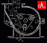 錘式破碎機動畫（huà）圖圖解其結構及作業流程