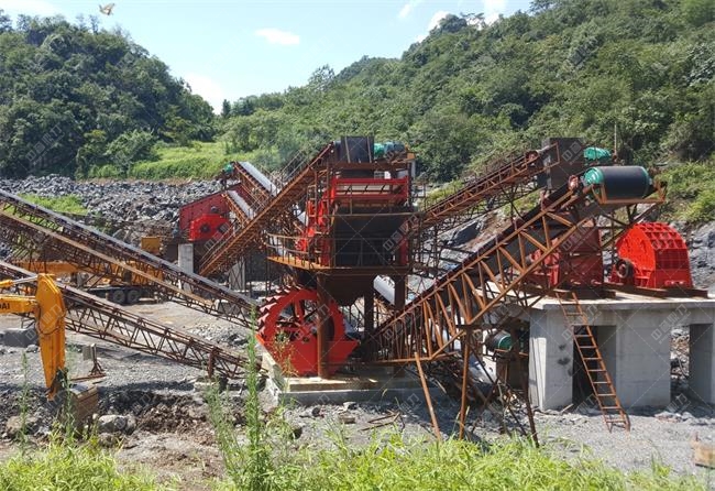 製砂機生產線現場