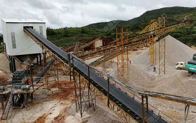 雲南省玉溪市江川縣白家山（shān）石場時產600噸生產線（xiàn）