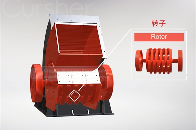 重錘式破碎機轉（zhuǎn）子（zǐ）